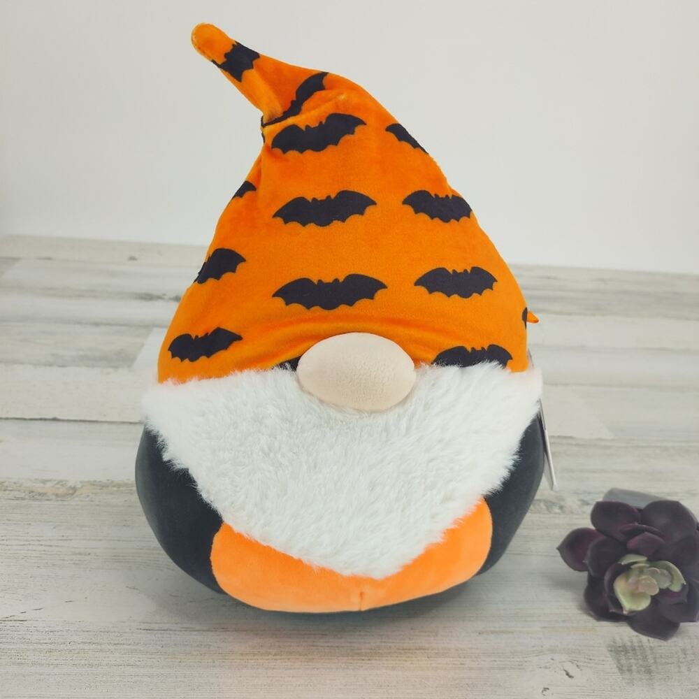 Squishmallows NEW Tenson The Gnome 8" Kelly Toy 2021 Plush Halloween Black